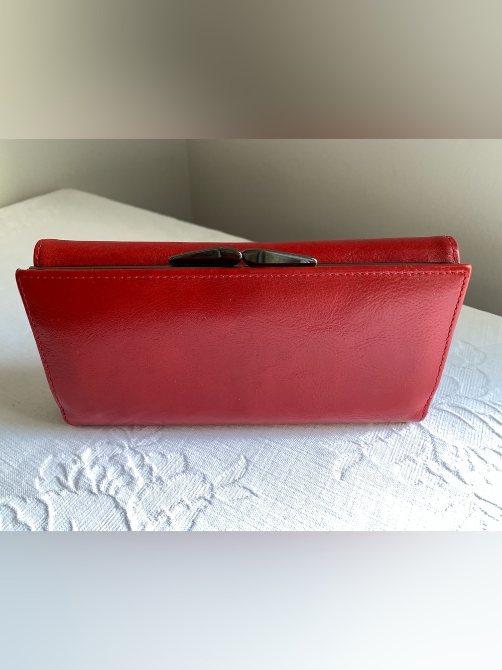 Danier Leather Wallet Red NWOT